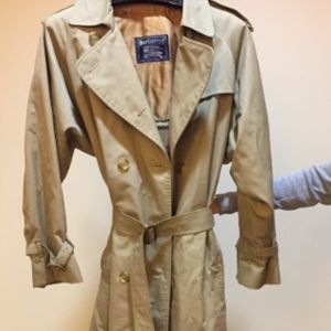 Tan Burberry Trench Coat